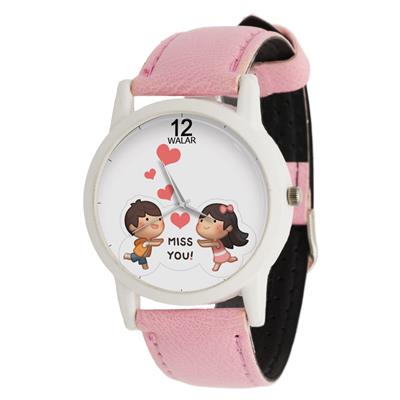 ساعت مچی عقربه ای زنانه والار طرح miss you کد lf1745