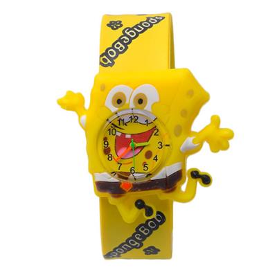 ساعت مچی عقربه ای مدل باب اسفنجی