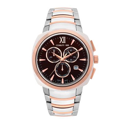 ساعت مچی عقربه ای مردانه چروتی کد cra158str12mrt