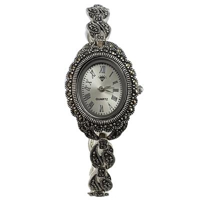 ساعت مچی عقربه ای نقره زنانه کد dn116