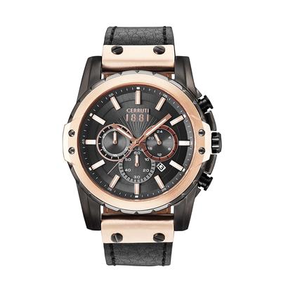 ساعت مچی عقربه ای مردانه چروتی کد cra130sur13bk