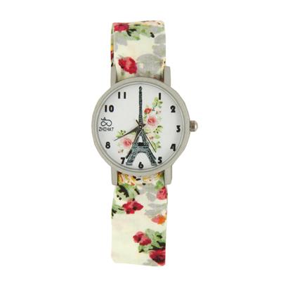 ساعت مچی عقربه ای زنانه ژیهات طرح ایفل کد z011