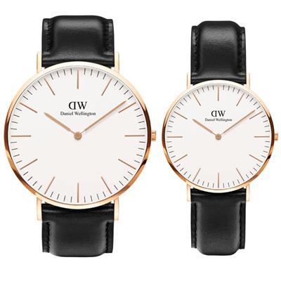 ست ساعت مچی عقربه ای زنانه و مردانه کد d 05