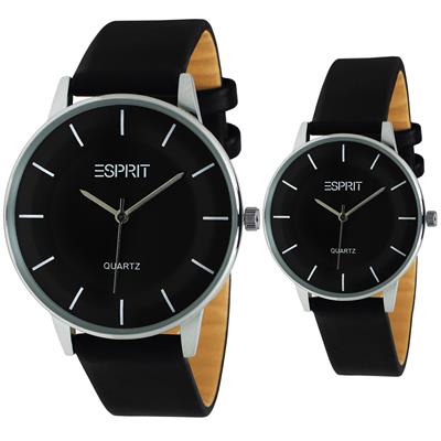 ست ساعت مچی عقربه ای زنانه و مردانه کد e 01