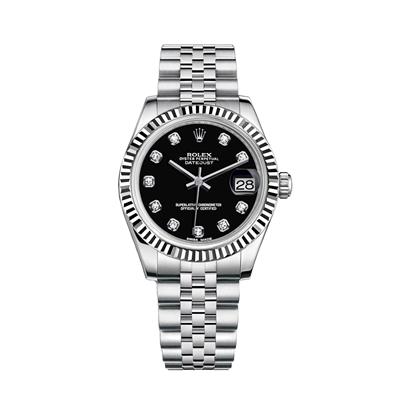 ساعت مچی عقربه ای زنانه مدل دیت جاست کد hc2079