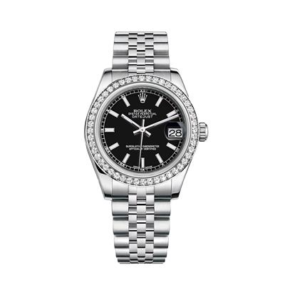 ساعت مچی عقربه ای زنانه مدل دیت جاست کد hc2076