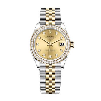 ساعت مچی عقربه ای زنانه مدل دیت جاست کد hc2019