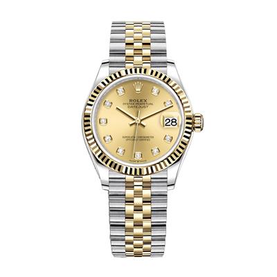 ساعت مچی عقربه ای زنانه مدل دیت جاست کد hc2018