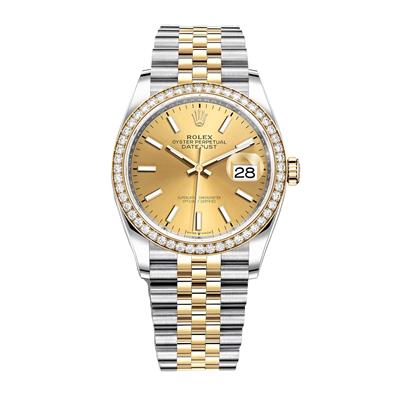 ساعت مچی عقربه ای مردانه مدل دیت جاست کد hc2017