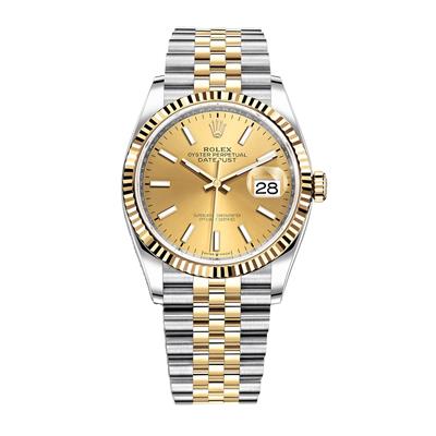 ساعت مچی عقربه ای مردانه مدل دیت جاست کد hc2016