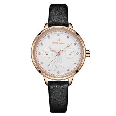 ساعت مچی عقربه ای زنانه نیوی فورس مدل nf5003l me ta