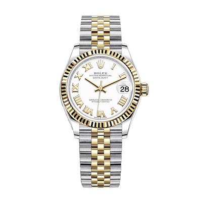 ساعت مچی عقربه ای زنانه مدل دیت جاست کد h2010