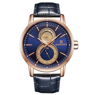 ساعت مچی عقربه ای مردانه نیوی فورس کد nf3005 bl rg