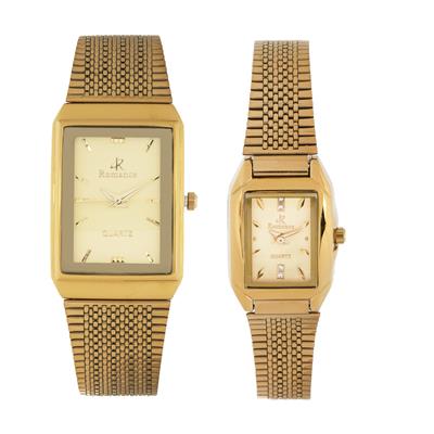 ست ساعت مچی عقربه ای مردانه و زنانه رومنس مدل rm