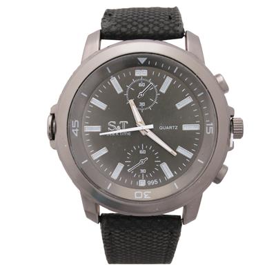 ساعت مچی عقربه ای مردانه طرح سه موتوره مدل 105