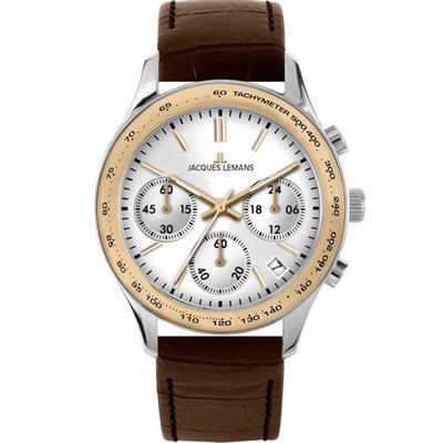 ساعت مچی عقربه ای مردانه ژاک لمن مدل 1 1586zc
