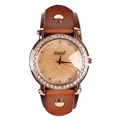 ساعت مچی عقربه ای زنانه دیسکو کد 120 6