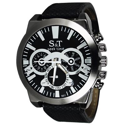 ساعت مچی عقربه ای مردانه اس اند تی مدل series 5 23