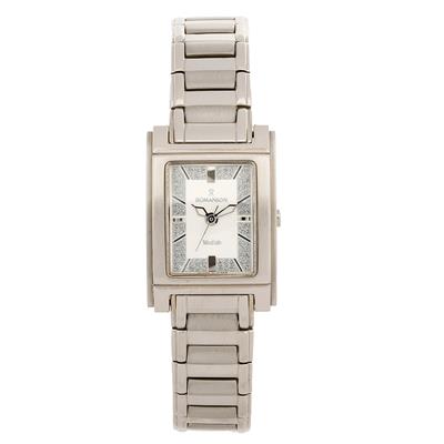 ساعت مچی عقربه ای زنانه رومانسون مدل dm3110ll1was2w