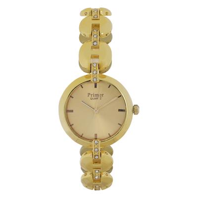 ساعت مچی عقربه ای زنانه پرایمر مدل time gold