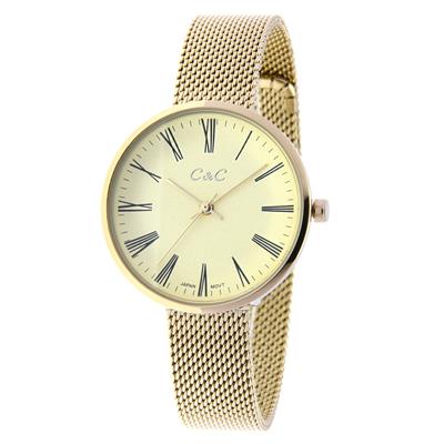 ساعت مچی عقربه ای زنانه سی اند سی مدل sn 1294l gg