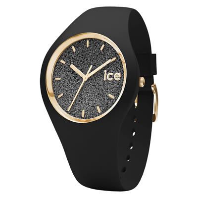 ساعت مچی عقربه ای آیس واچ مدل ice glitter black small