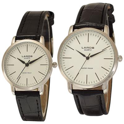 ست ساعت مچی عقربه ای مردانه و زنانه لاروس مدل p2771023