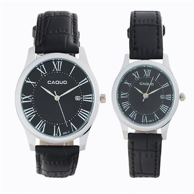 ست ساعت مچی عقربه ای مردانه و زنانه کاکیو مدل 3 693