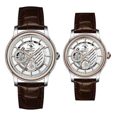 ست ساعت مچی عقربه ای مردانه و زنانه سانتا باربارا مدل sb1210056