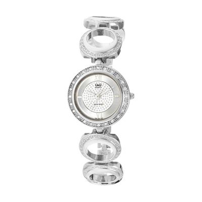 ساعت مچی عقربه ای زنانه کیو اند کیو مدل f341j207y