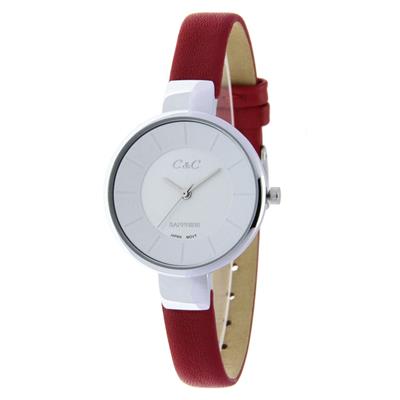 ساعت مچی عقربه ای زنانه سی اند سی مدل sn 1290l ss