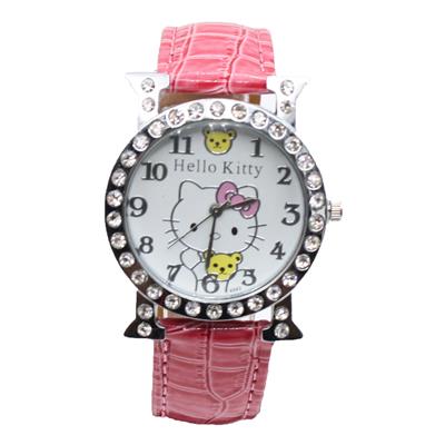 ساعت مچی عقربه ای بچه گانه هلو کیتی مدل af31