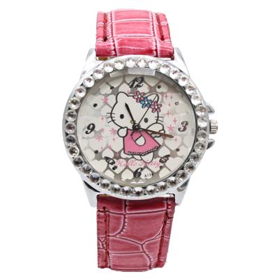 ساعت مچی عقربه ای بچه گانه هلو کیتی مدل af27