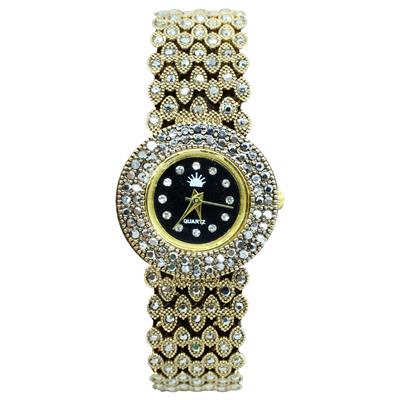 ساعت مچی عقربهای زنانه سیاه قلم مدل kw 010