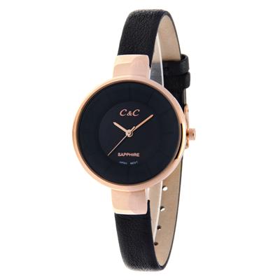 ساعت مچی عقربه ای زنانه سی اند سی مدل sn 1290l br