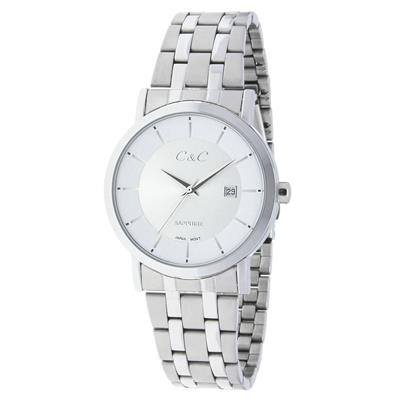 ساعت مچی عقربه ای مردانه سی اند سی مدل sn 1284m ss