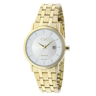 ساعت مچی عقربه ای مردانه سی اند سی مدل sn 1284m gs