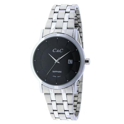 ساعت مچی عقربه ای مردانه سی اند سی مدل sn 1284m sb