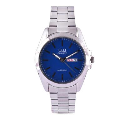 ساعت مچی عقربه ای مردانه کیو اند کیو مدلa190 212y به همراه دستمال مخصوص برند کلین واچ