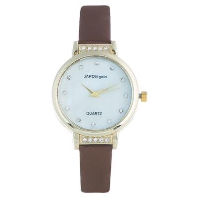 ساعت مچی عقربه ای زنانه ژاپن گلد مدل fn03