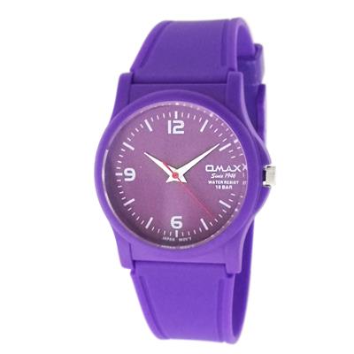 ساعت مچی عقربه ای دخترانه اوماکس مدل 00qp03 k به همراه دستمال مخصوص کلین واچ