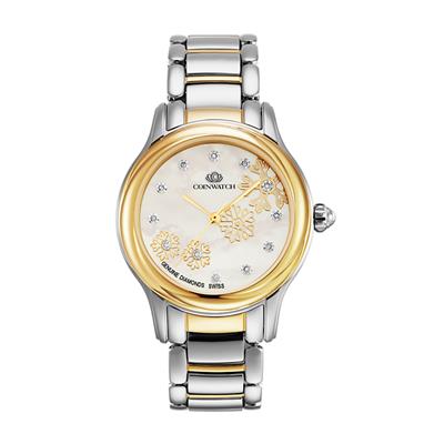 ساعت مچی عقربه ای زنانه کوین واچ مدل c128twh