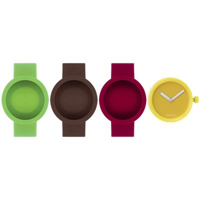 ساعت مچی عقربه ای زنانه او کلاک مدل tone on tone yellow