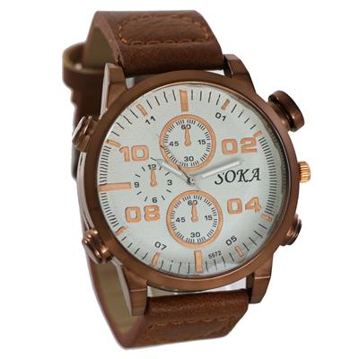 ساعت مچی عقربهای مردانه سوکا مدل mw504