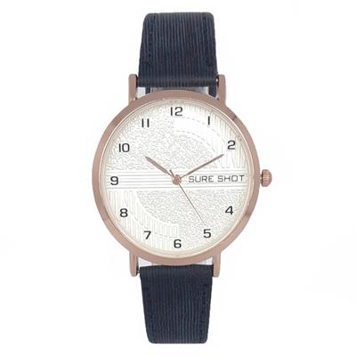 ساعت مچی عقربه ای زنانه سوری شات مدل sur 9988 sor به همراه دستمال مخصوص نانو کلیر واچ