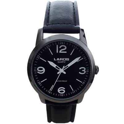 ساعت مچی عقربه ای مردانه لاروس مدل 80153s black