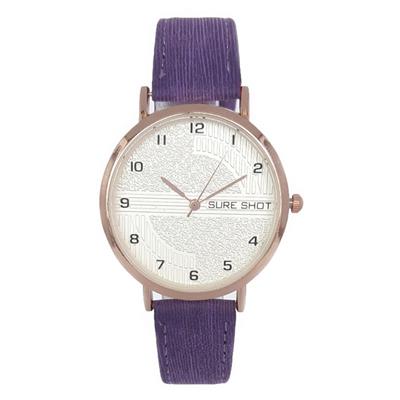 ساعت مچی عقربه ای زنانه سوری شات مدل sur 9988 ban به همراه دستمال مخصوص نانو کلیر واچ
