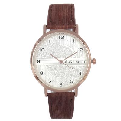 ساعت مچی عقربه ای زنانه سوری شات مدل sur 9988 ghah به همراه دستمال مخصوص نانو کلیر واچ