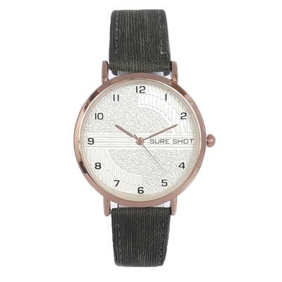 ساعت مچی عقربه ای زنانه سوری شات مدل sur 9988 sab به همراه دستمال مخصوص نانو کلیر واچ
