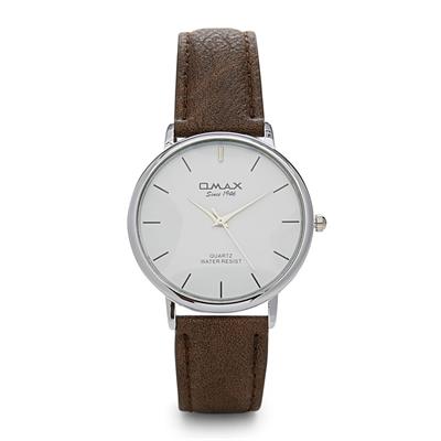 ساعت مچی عقربه ای مردانه اوماکس مدل 00sc7491iq63 به همراه دستمال مخصوص برند کلین واچ